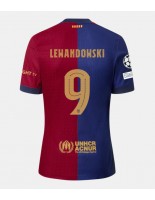 Moške Nogometnih dresov Barcelona Robert Lewandowski #9 Domači 2024-25 Kratki rokavi